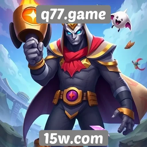 Visão geral dos jogos disponíveis em q77.game